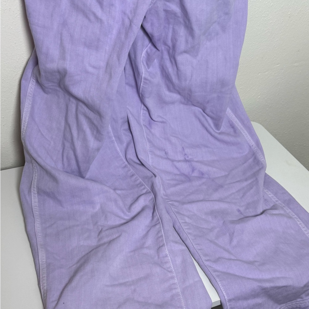 aerie Lavender Lilac Overalls Jumpsuit - Picture 2 of 8